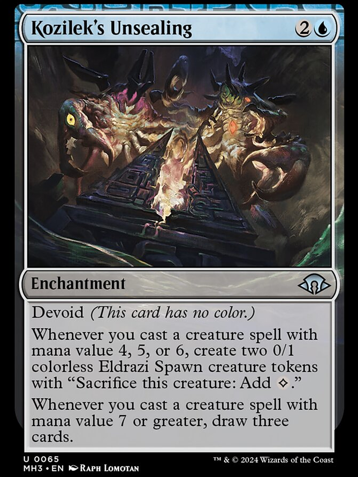 Kozilek's Unsealing (Modern Horizons 3) 1