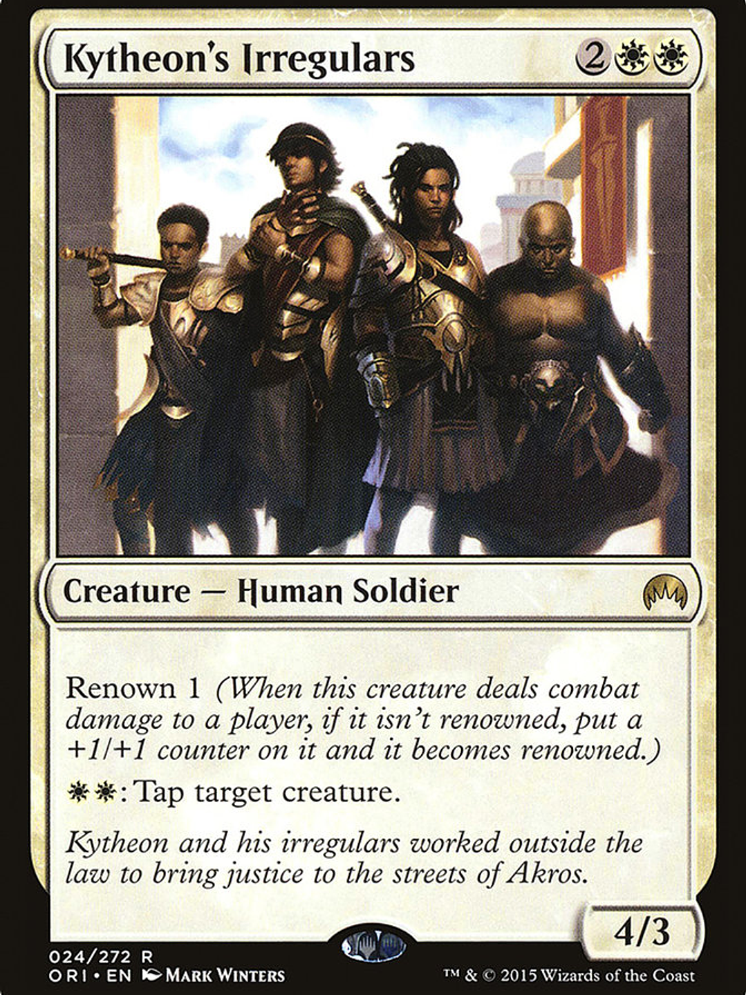 Kytheon's Irregulars (Magic Origins) 1
