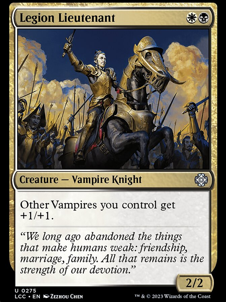 Legion Lieutenant (The Lost Caverns of Ixalan Commander) 1