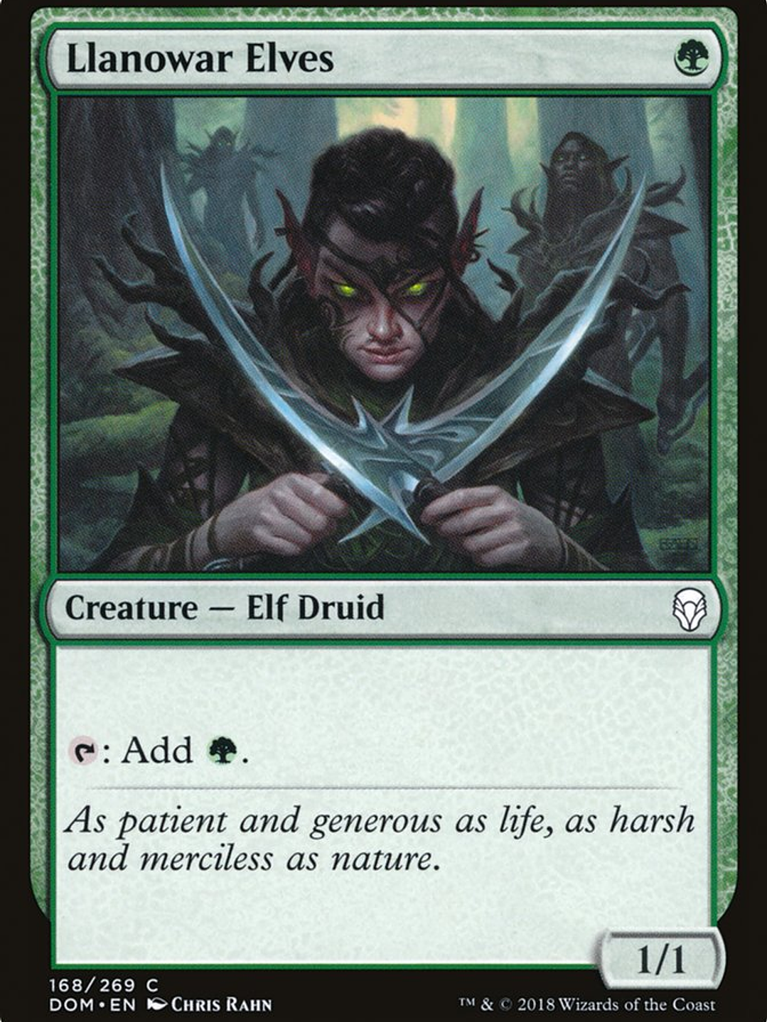 Llanowar Elves (Dominaria) 1