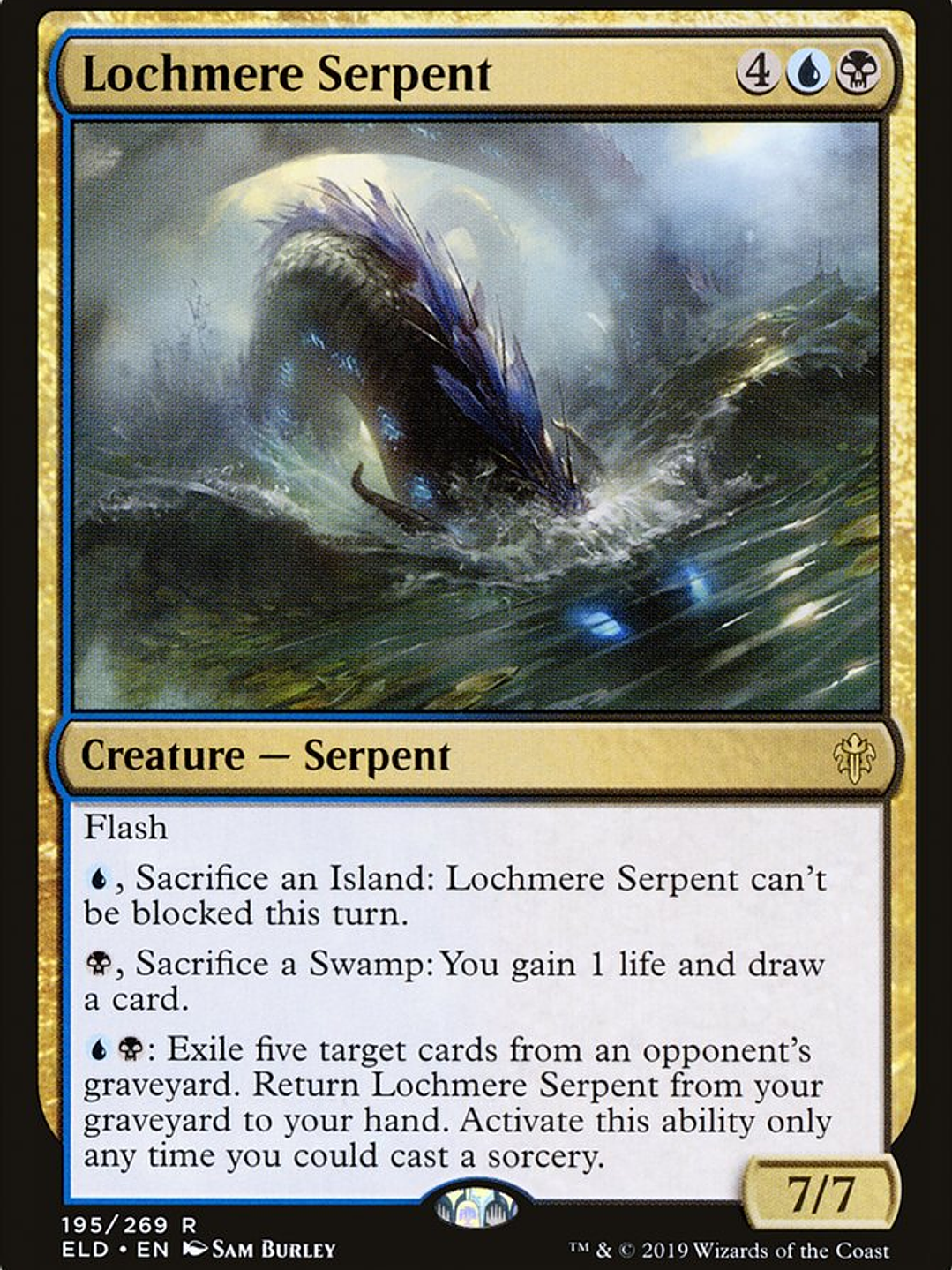 Lochmere Serpent (Throne of Eldraine) 1