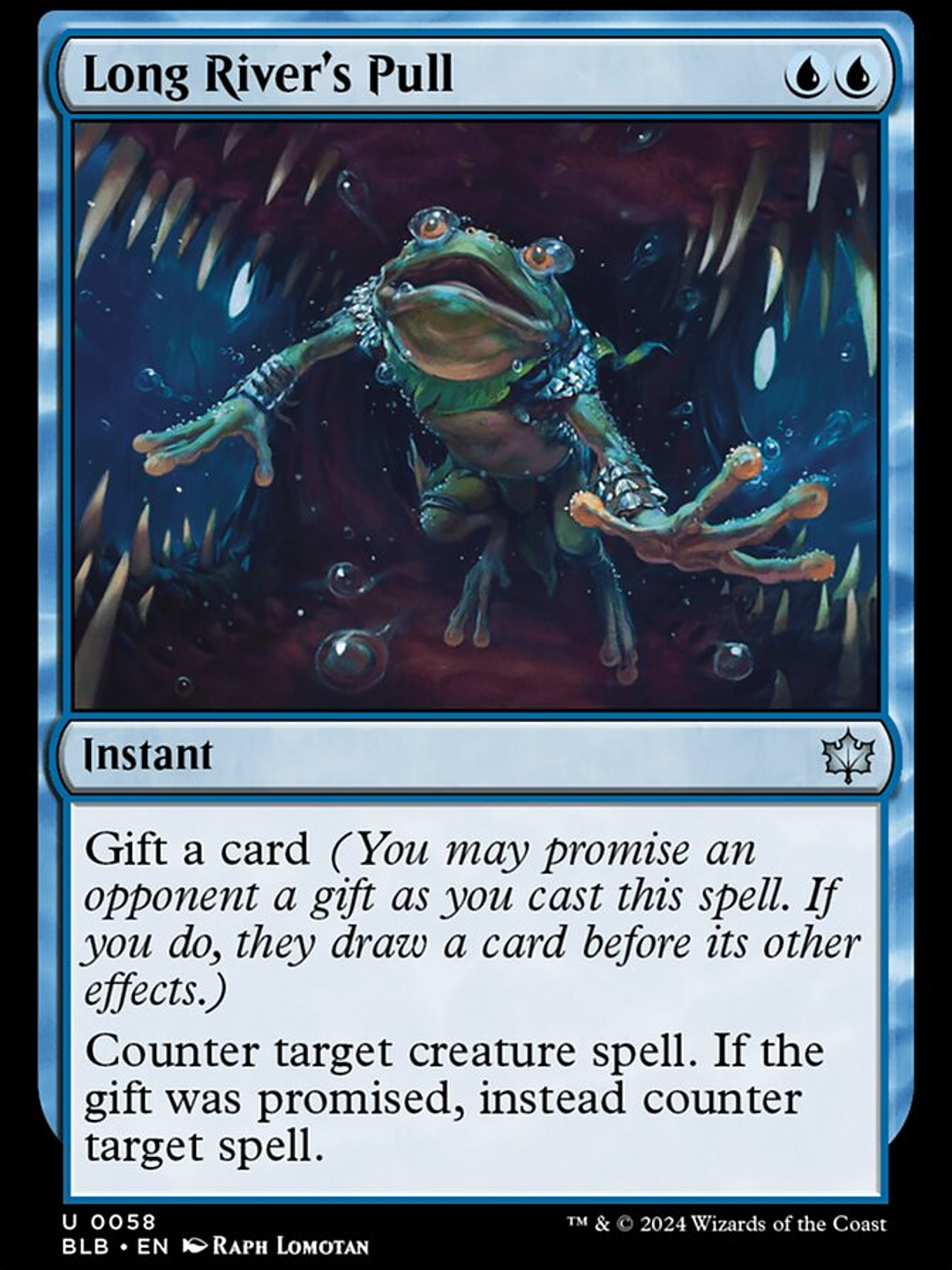 Long River's Pull (Bloomburrow) 1