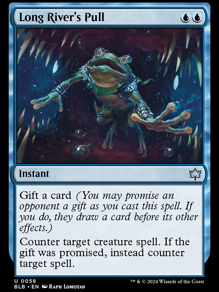 Long River's Pull (Bloomburrow) 1