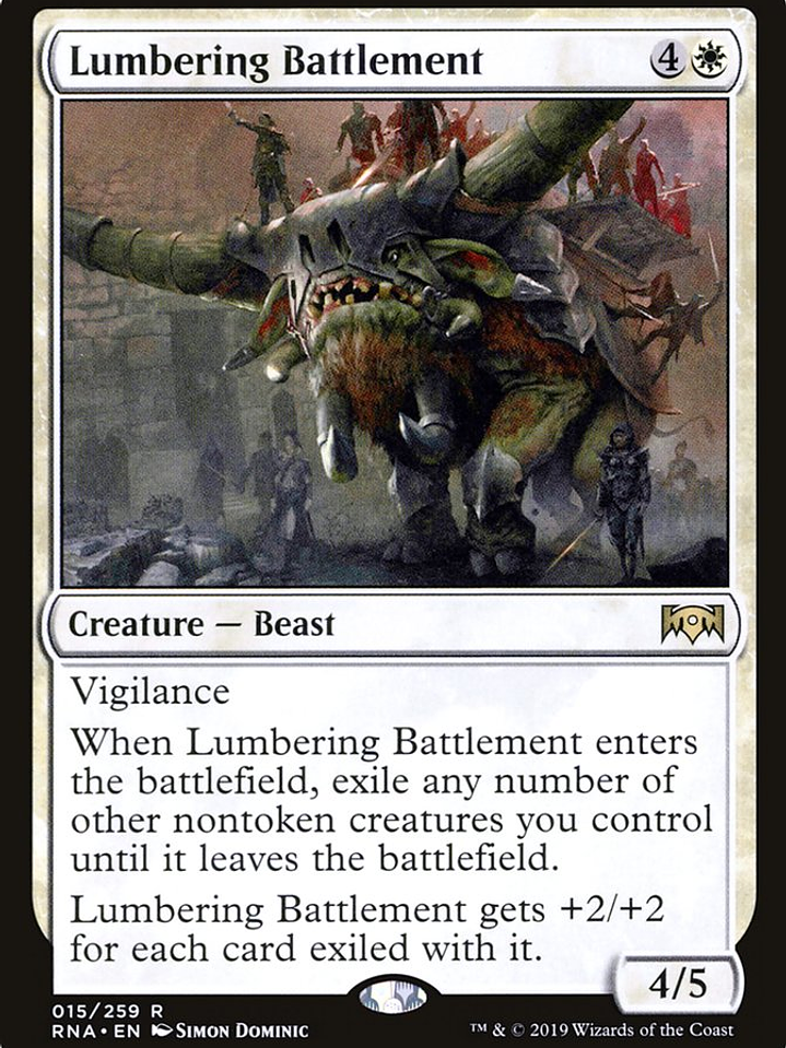 Lumbering Battlement (Ravnica Allegiance) 1