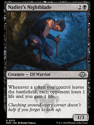Nadier's Nightblade (Modern Horizons 3)