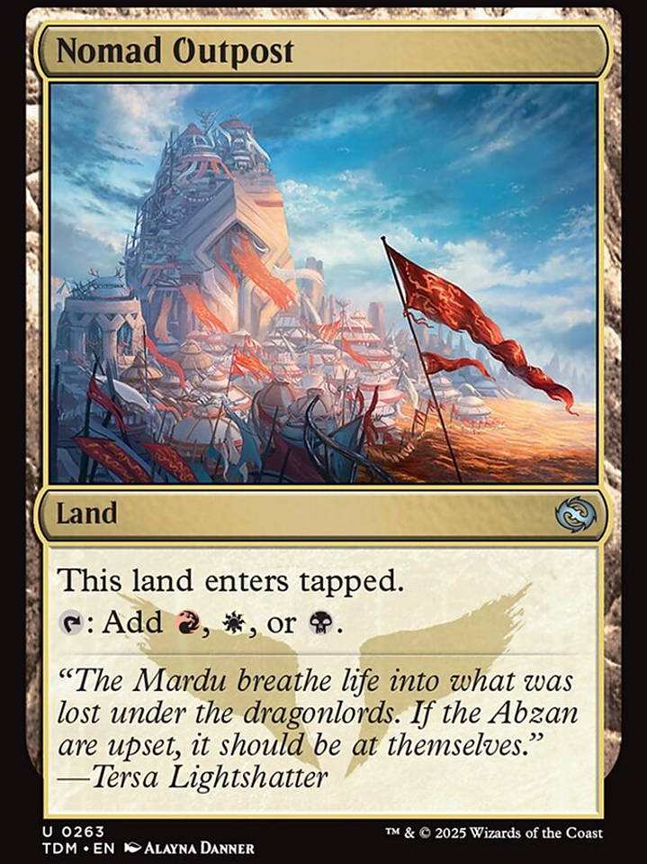 Nomad Outpost (Tarkir: Dragonstorm) 1