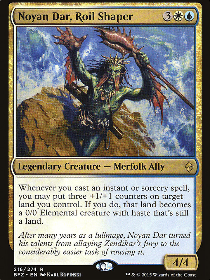Noyan Dar, Roil Shaper (Battle for Zendikar) 1