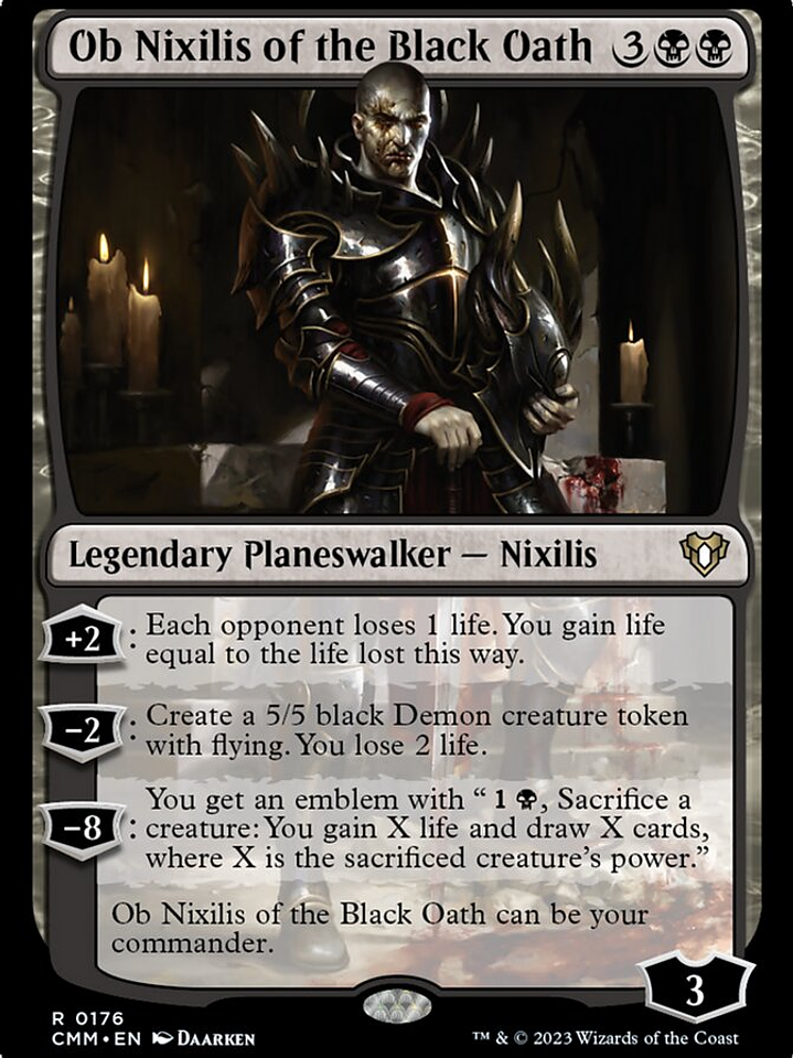 Ob Nixilis of the Black Oath (Commander Masters) 1