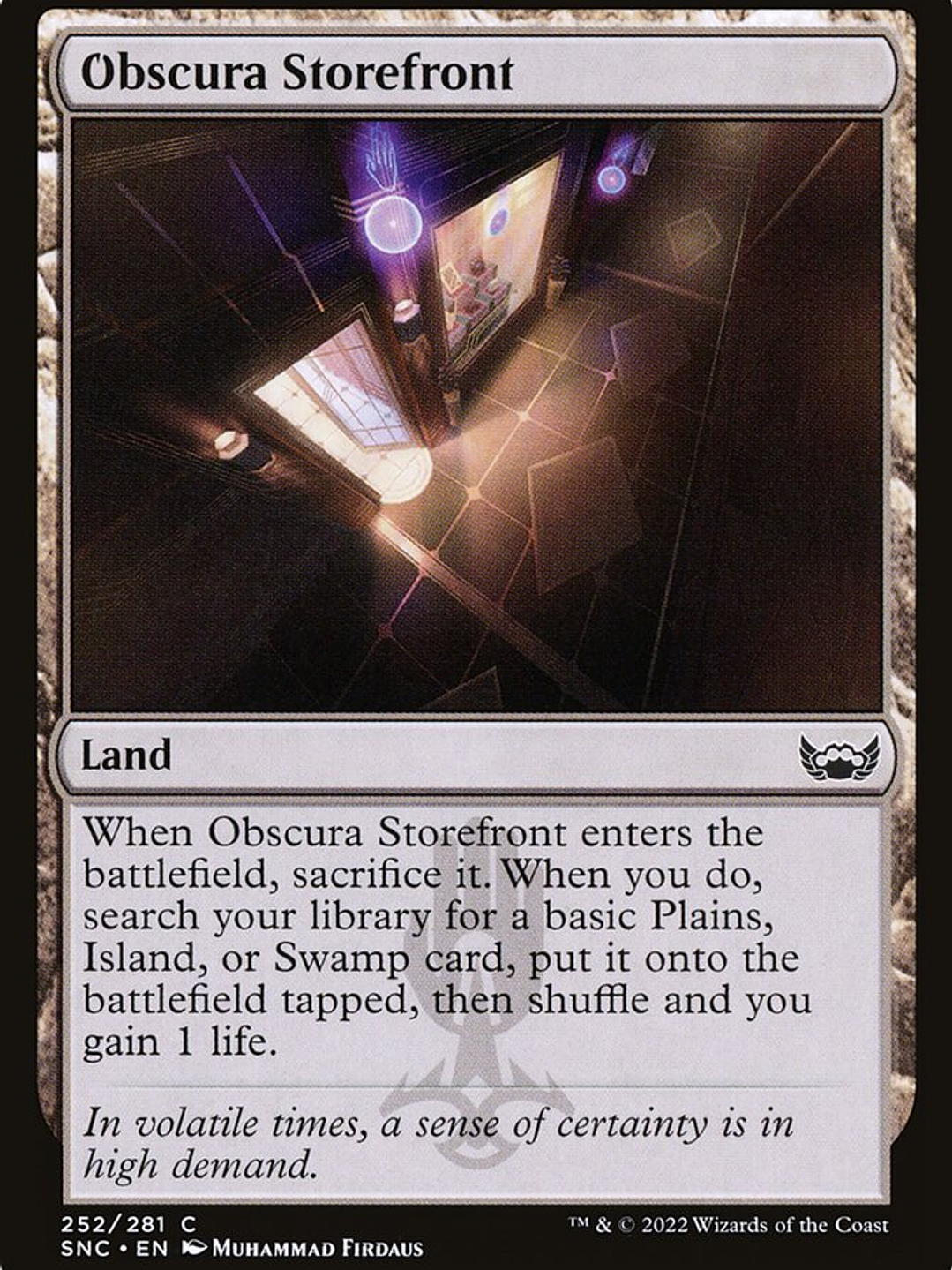 Obscura Storefront (Streets of New Capenna) 1