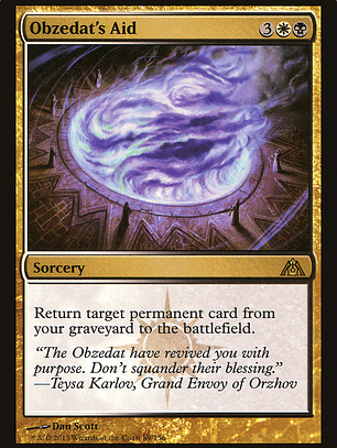 Obzedat's Aid (Dragon's Maze)