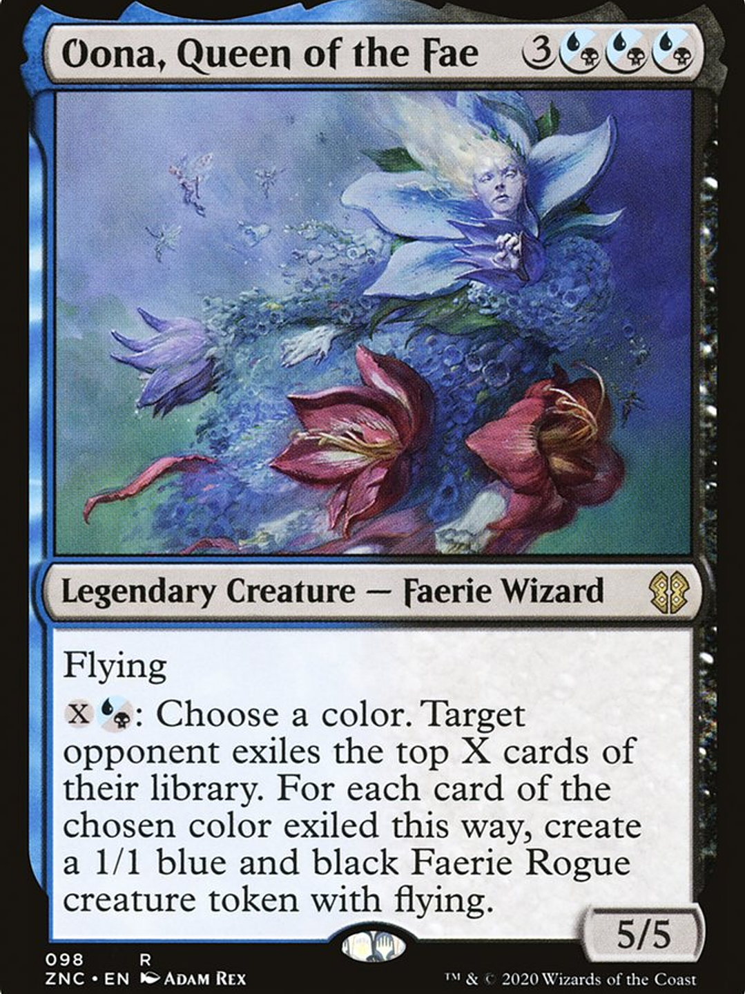 Oona, Queen of the Fae (Zendikar Rising Commander) 1