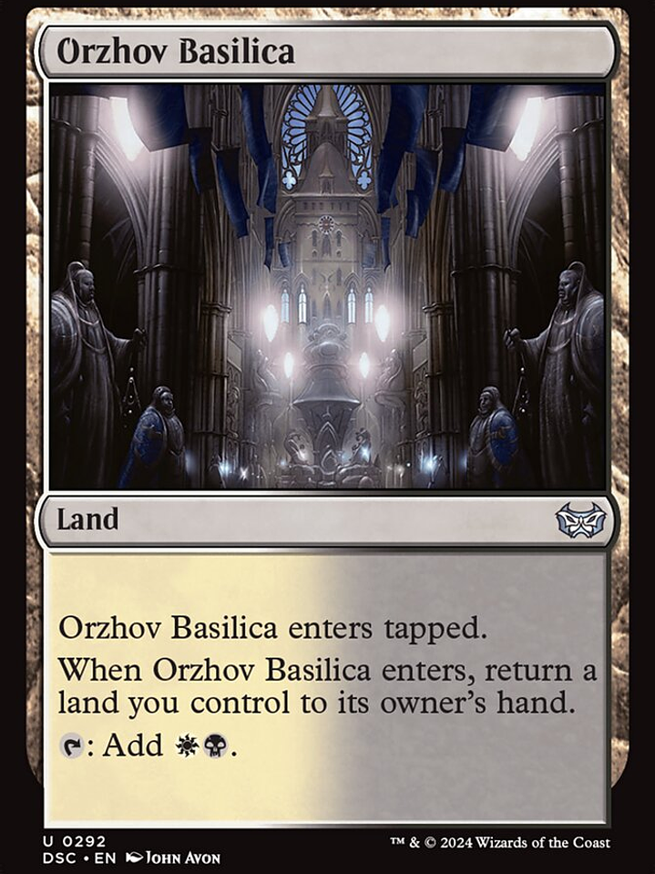 Orzhov Basilica (Duskmourn: House of Horror Commander) 1
