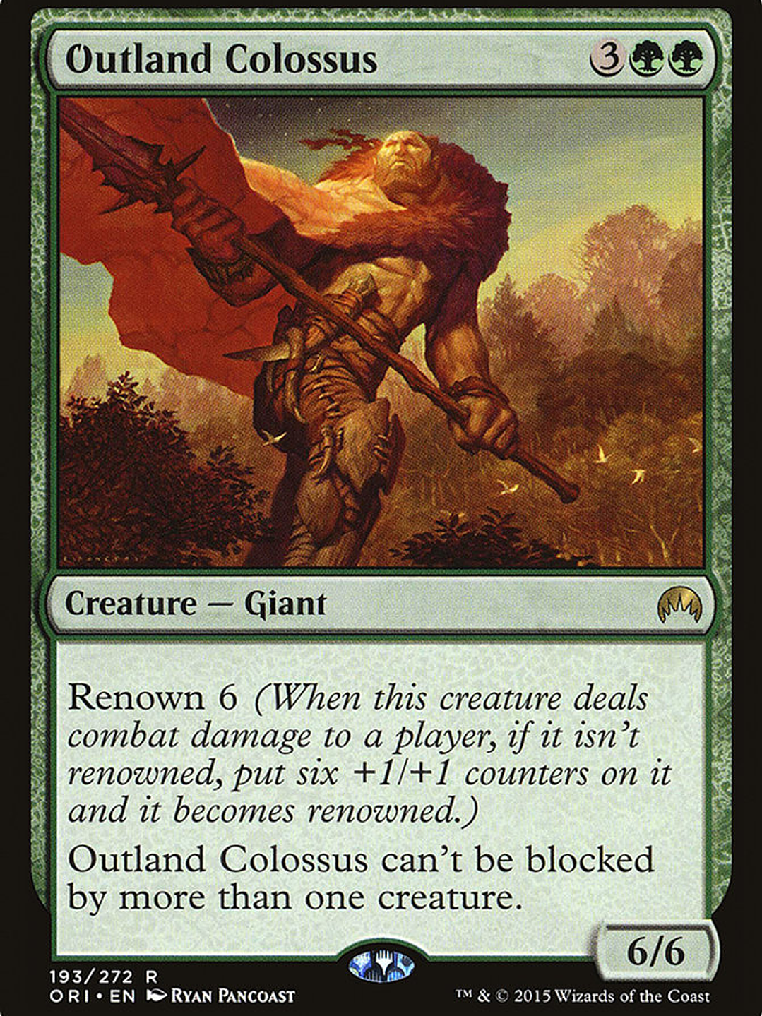 Outland Colossus (Magic Origins) 1