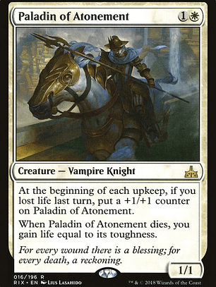 Paladin of Atonement (Rivals of Ixalan)