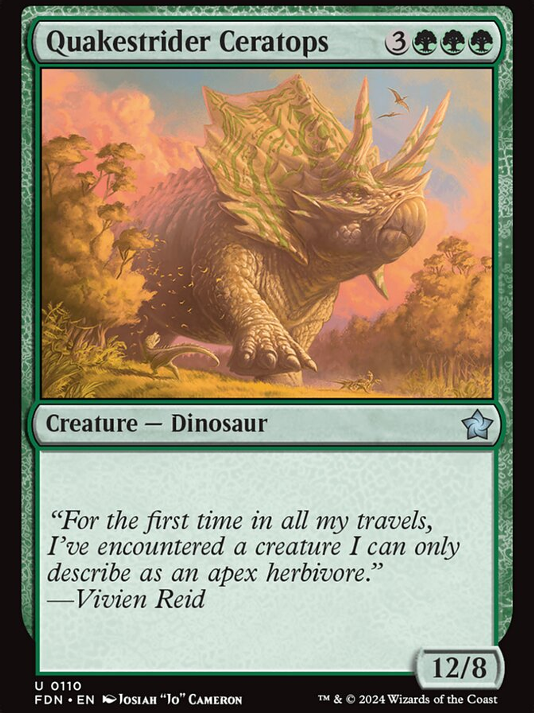 Quakestrider Ceratops (Foundations) 1