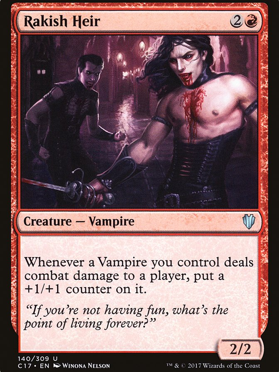 Rakish Heir (Commander 2017) 1