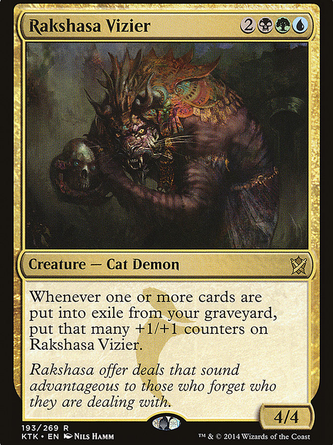 Rakshasa Vizier (Khans of Tarkir) 1