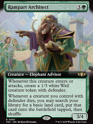 Rampart Architect (Tarkir: Dragonstorm Commander)