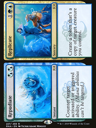 Repudiate // Replicate (Ravnica Allegiance)