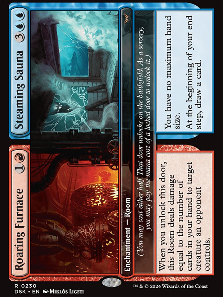 Roaring Furnace // Steaming Sauna (Duskmourn: House of Horror) 1