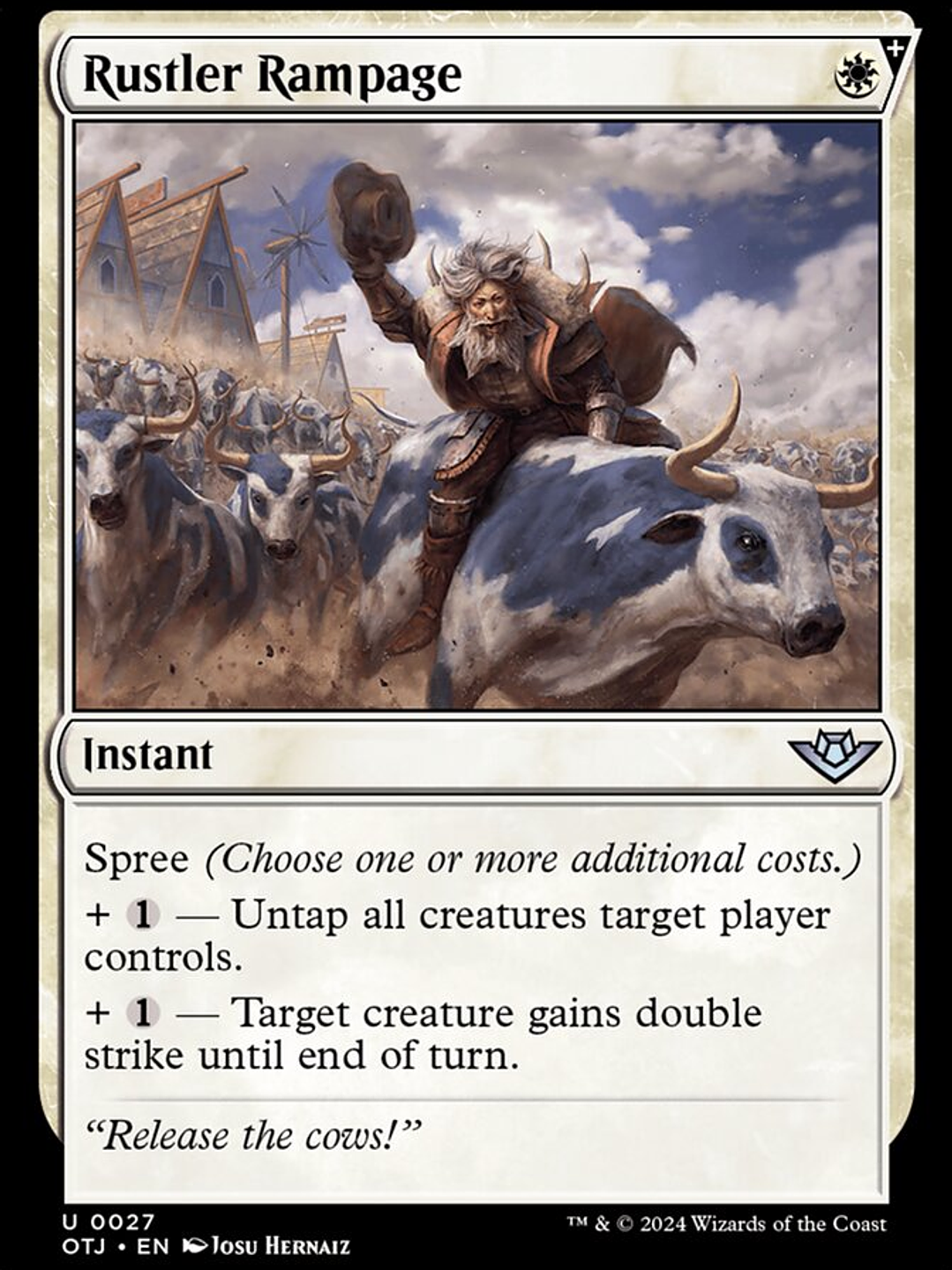 Rustler Rampage (Outlaws of Thunder Junction) 1