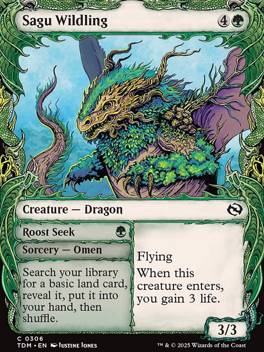 Sagu Wildling // Roost Seek (Tarkir: Dragonstorm) 1