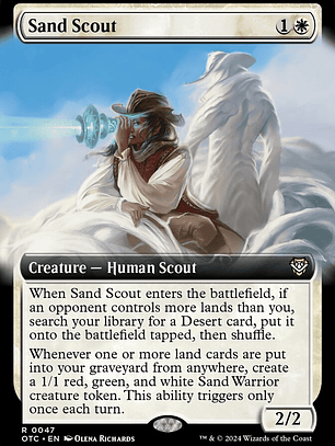 Sand Scout (Outlaws of Thunder Junction Commander)