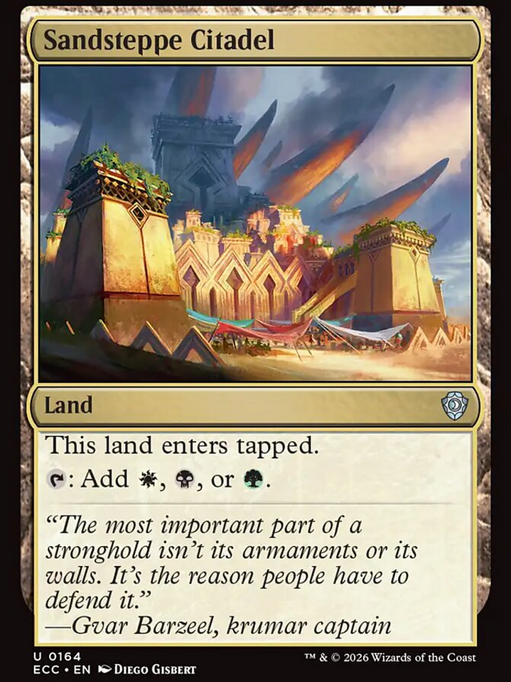 Sandsteppe Citadel (Lorwyn Eclipsed Commander) 1