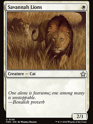 Savannah Lions (Foundations)