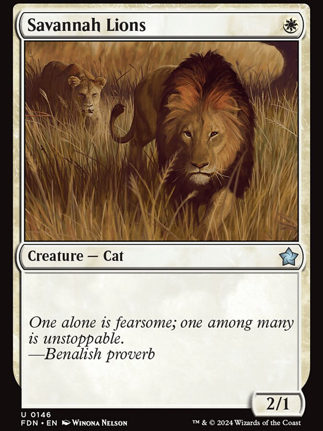 Savannah Lions (Foundations) 1