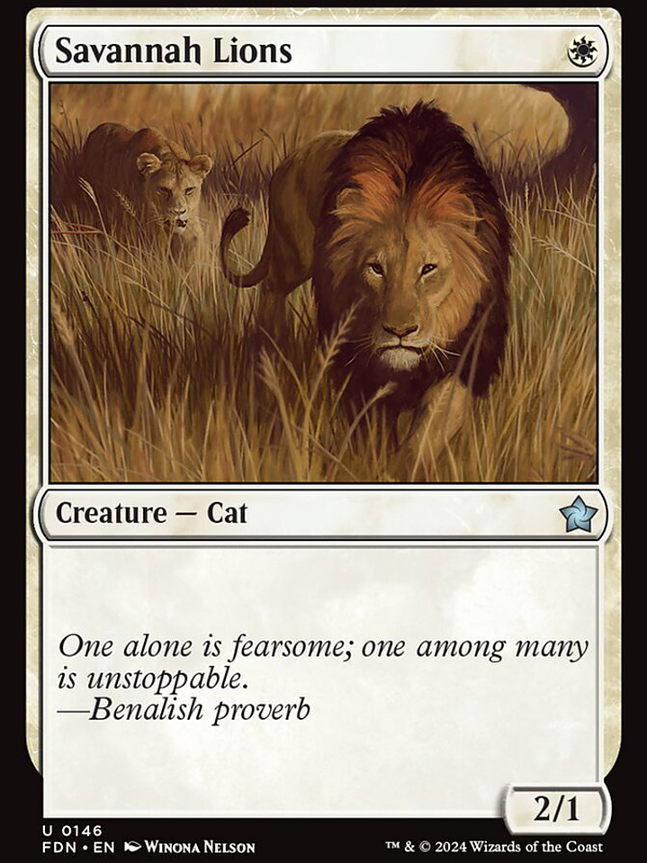 Savannah Lions (Foundations) 1