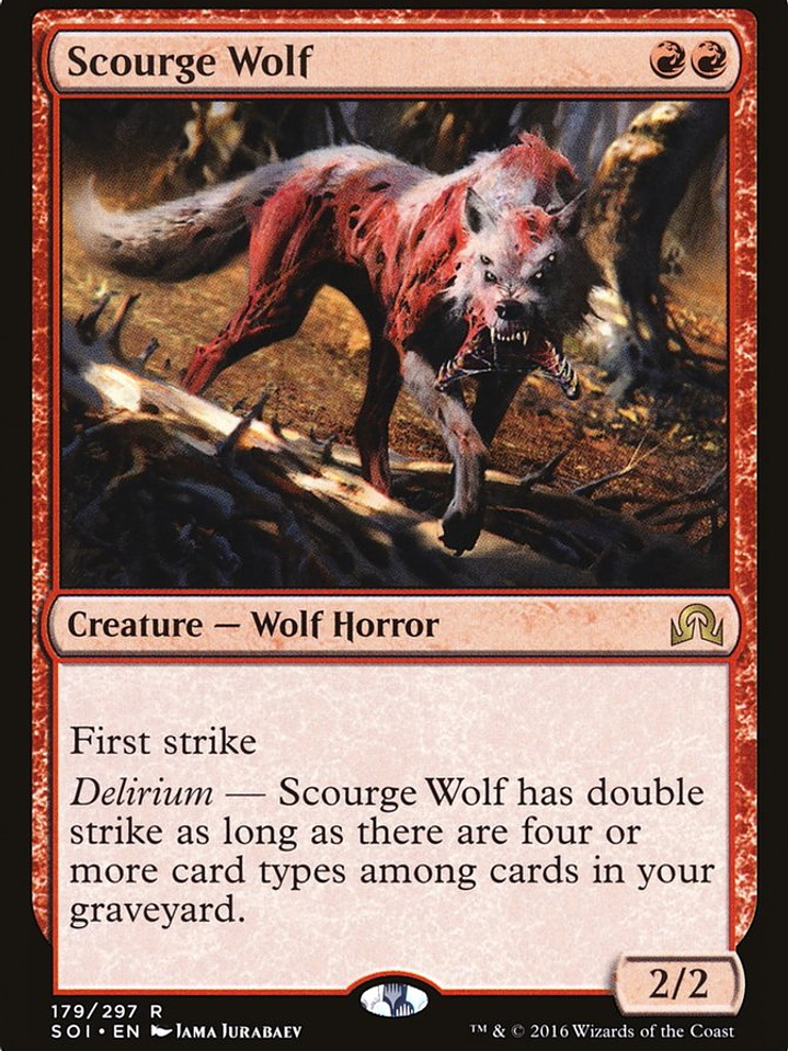 Scourge Wolf (Shadows over Innistrad) 1