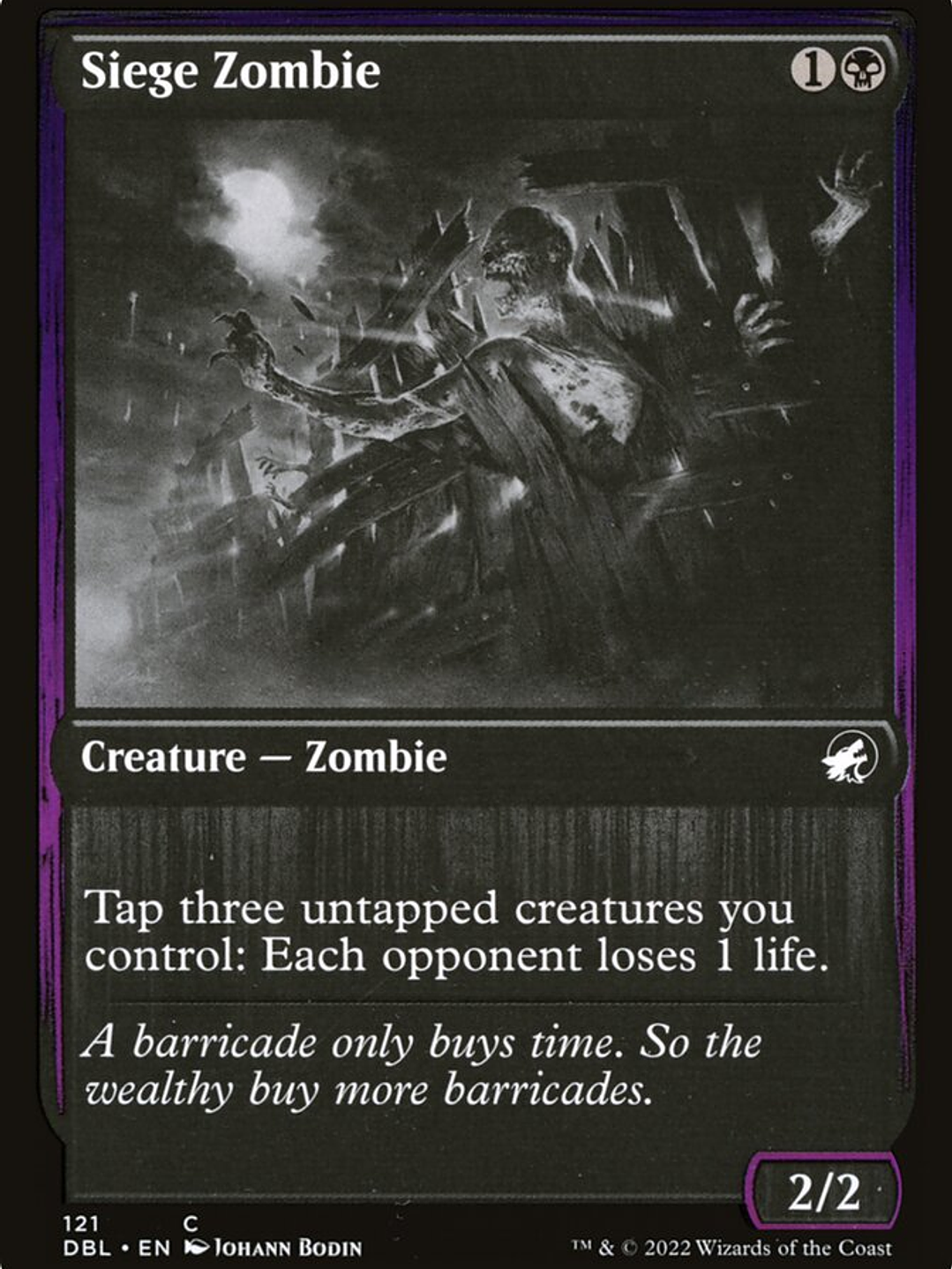 Siege Zombie (Innistrad: Double Feature) 1