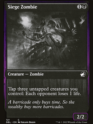 Siege Zombie (Innistrad: Double Feature)