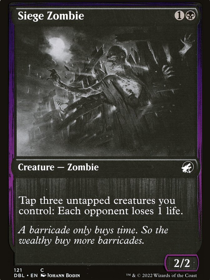 Siege Zombie (Innistrad: Double Feature) 1