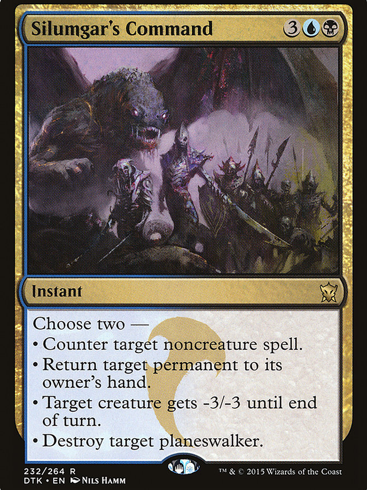 Silumgar's Command (Dragons of Tarkir) 1