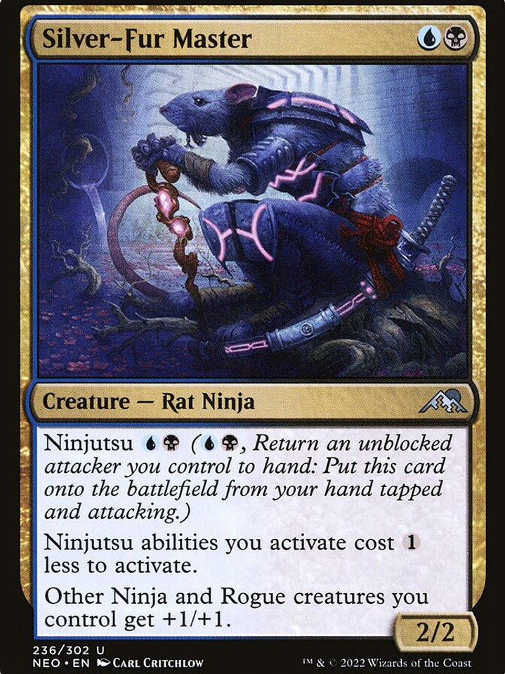 Silver-Fur Master (Kamigawa: Neon Dynasty) 1