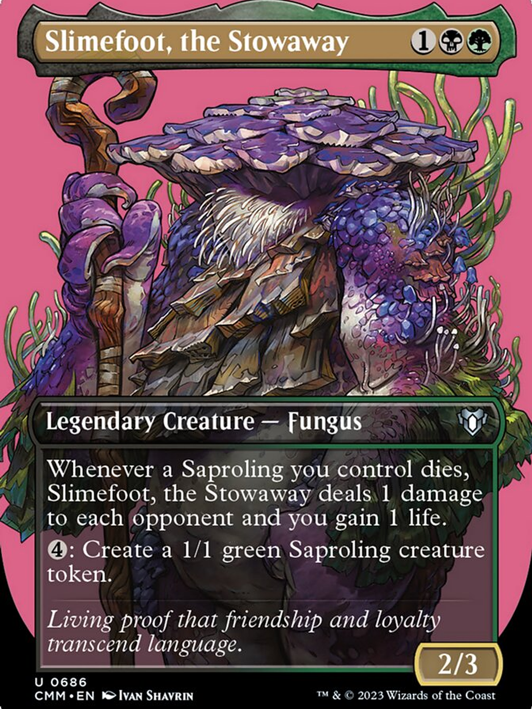 Slimefoot, the Stowaway (Commander Masters) 1