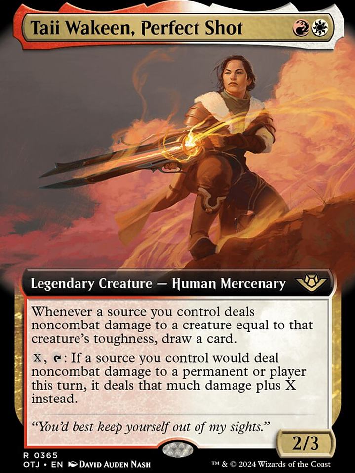 Taii Wakeen, Perfect Shot (Outlaws of Thunder Junction) 1