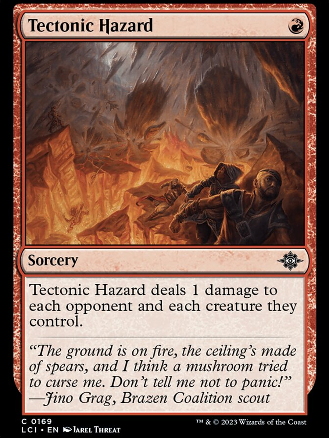 Tectonic Hazard (The Lost Caverns of Ixalan) 1