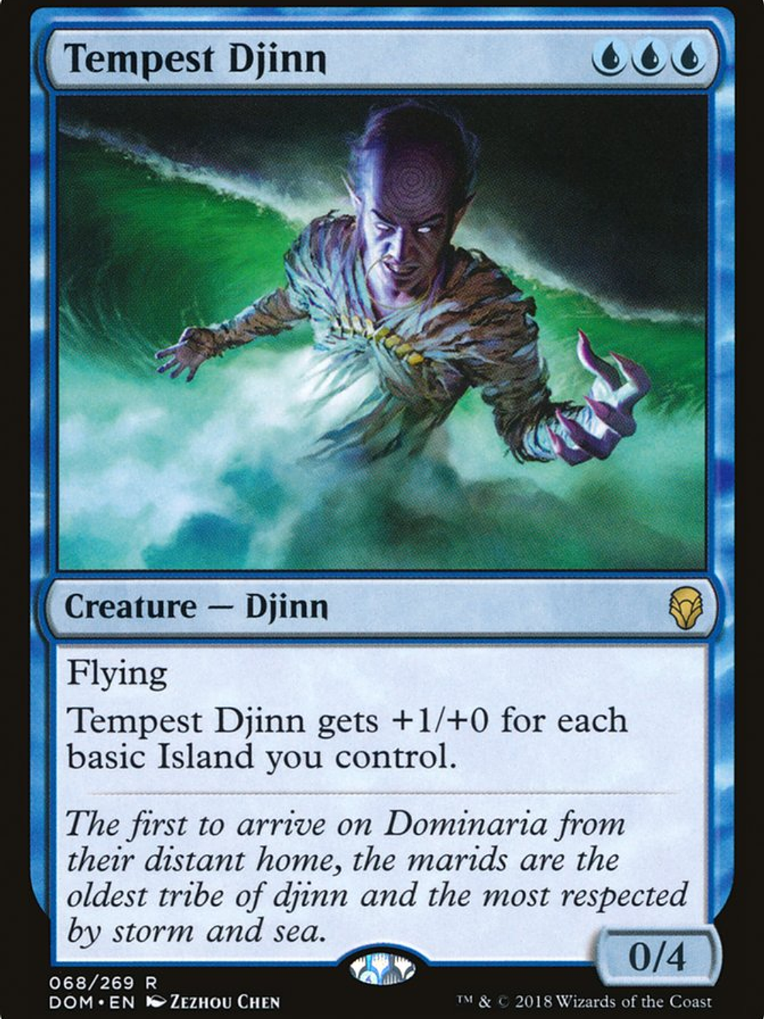Tempest Djinn (Dominaria) 1