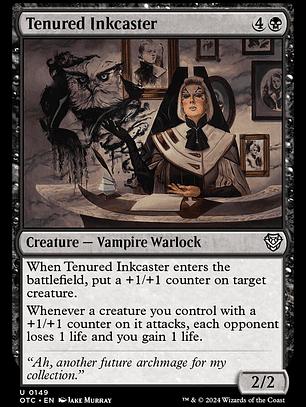 Tenured Inkcaster (Outlaws of Thunder Junction Commander)