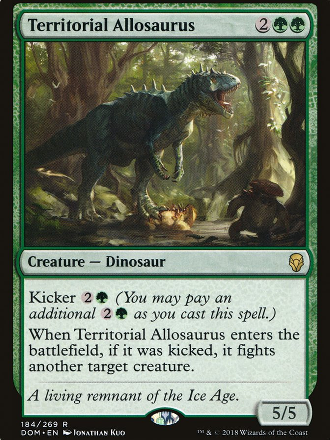 Territorial Allosaurus (Dominaria) 1