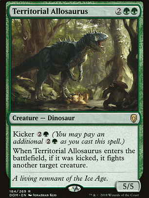 Territorial Allosaurus (Dominaria)