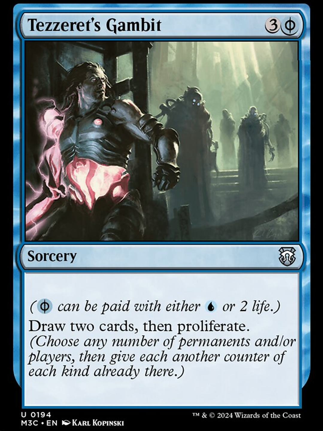 Tezzeret's Gambit (Modern Horizons 3 Commander) 1