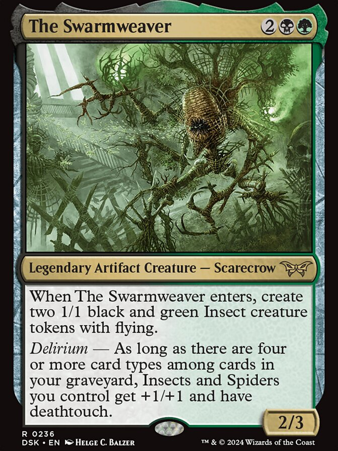 The Swarmweaver (Duskmourn: House of Horror) 1