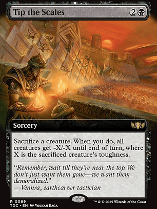 Tip the Scales (Tarkir: Dragonstorm Commander)