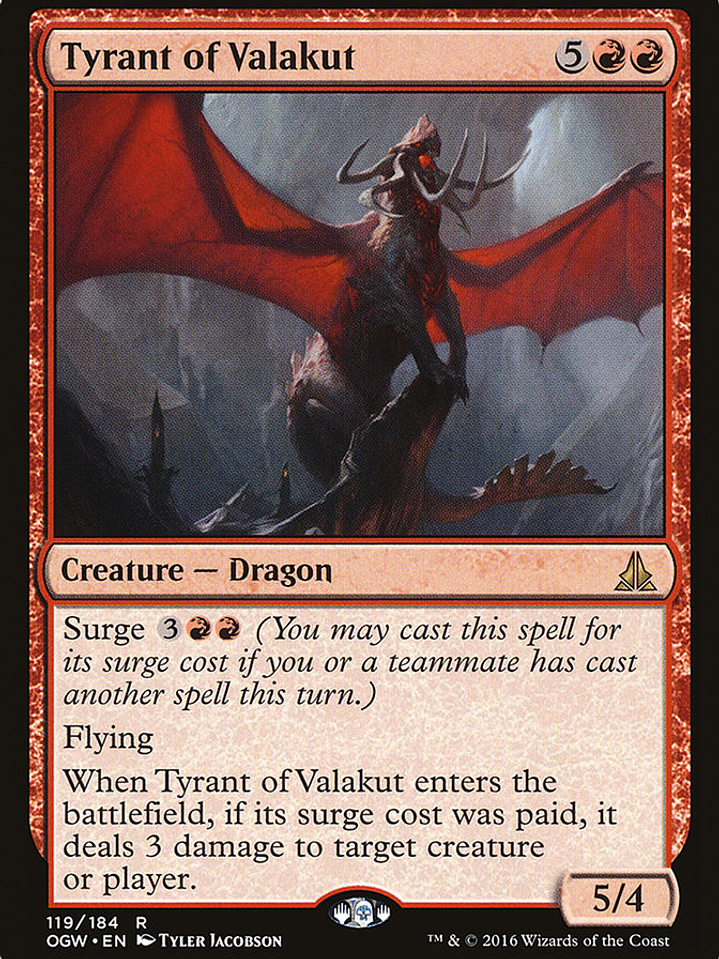 Tyrant of Valakut (Oath of the Gatewatch) 1