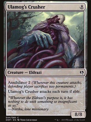 Ulamog's Crusher (Duel Decks: Zendikar vs. Eldrazi)