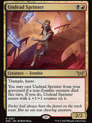 Undead Sprinter (Duskmourn: House of Horror)